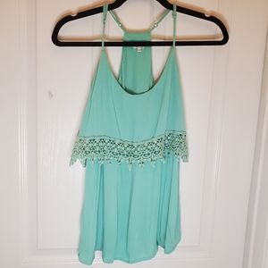 XS Teal Kismet Top